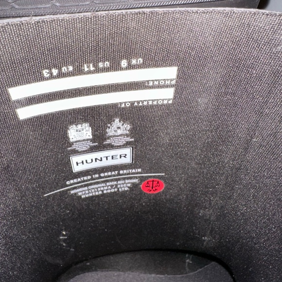 Hunter Women's Original Back Adjustable Short Rain Boots - (Onyx) - Picture 7 of 8